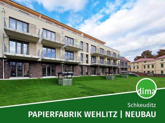 Wohnung zur Miete - Erstbezug 689 € 2 Zimmer 52,6 m² 2. Geschoss Fabrikstraße 39 Schkeuditz 04435