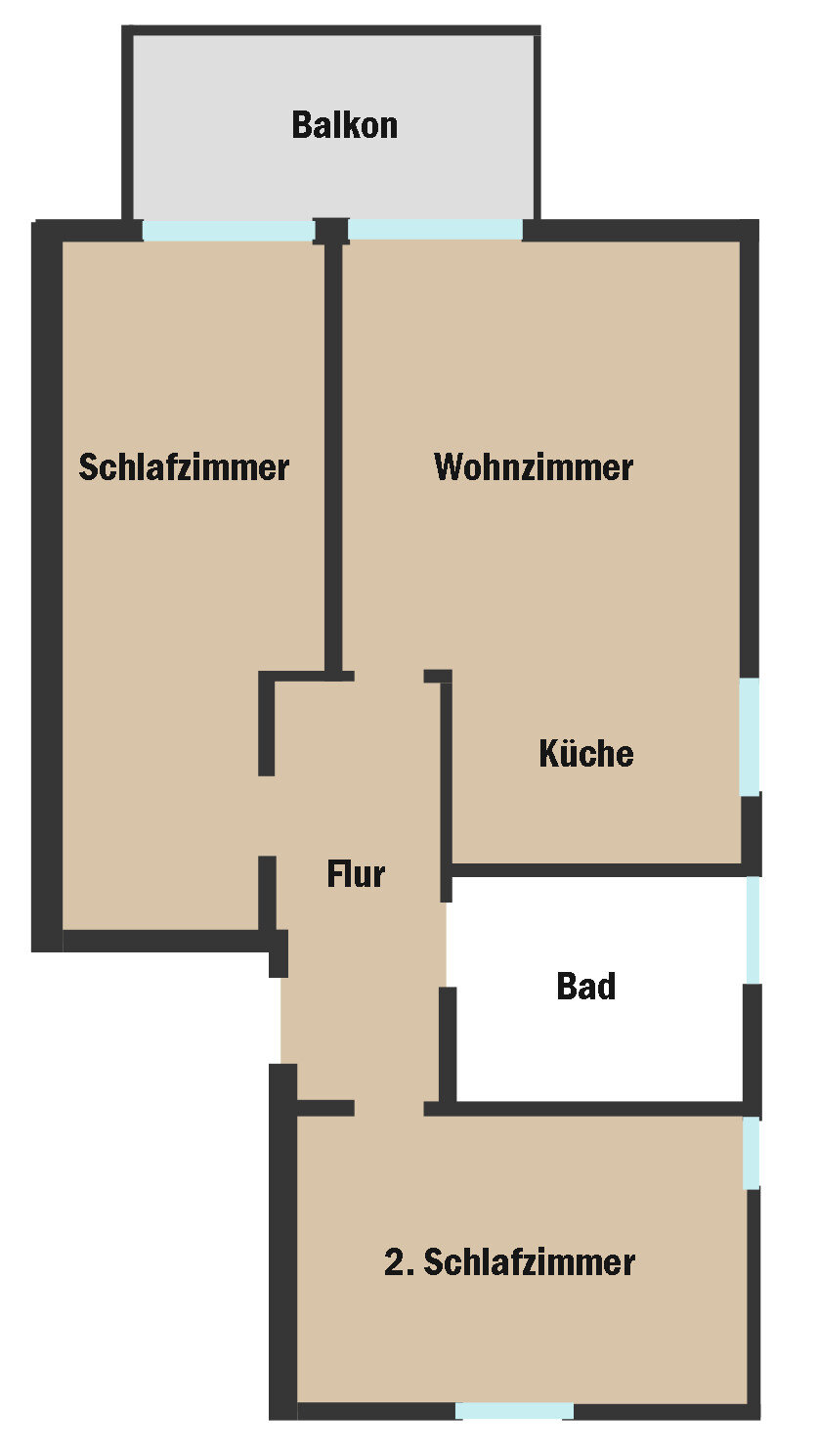 Wohnung zur Miete 422 € 3 Zimmer 76 m²<br/>Wohnfläche 1.<br/>Geschoss 01.02.2025<br/>Verfügbarkeit Birkenstraße 1a Ummeln Bielefeld / Ummeln 33649