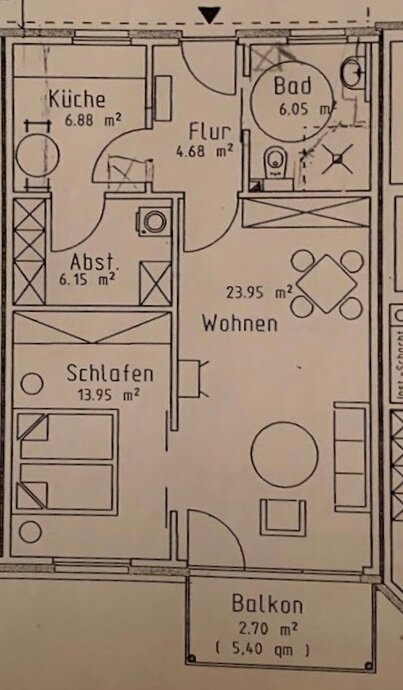 Wohnung zur Miete 700 € 2 Zimmer 64,5 m²<br/>Wohnfläche 1.<br/>Geschoss ab sofort<br/>Verfügbarkeit Benedixweg 11 Übriges Stade Stade 21680