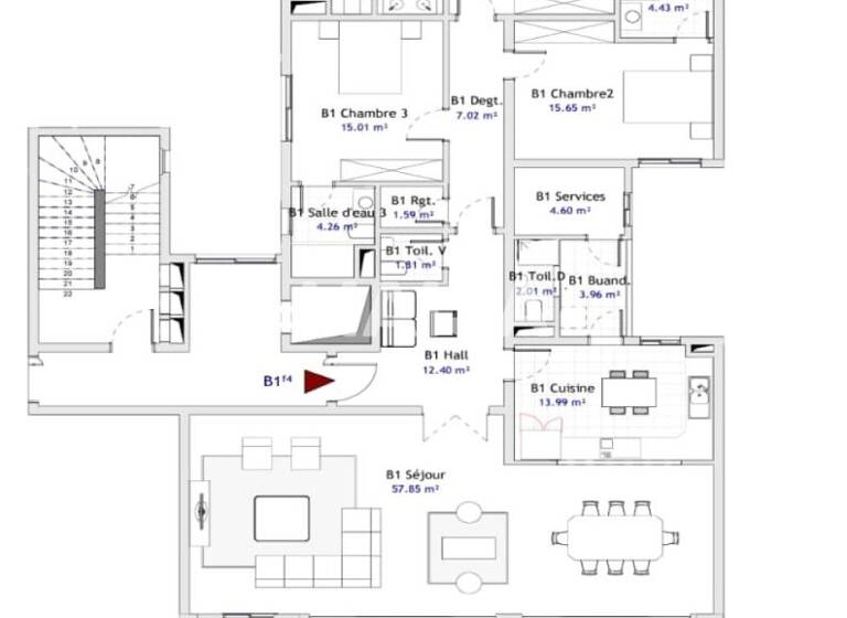 Studio zur Miete 3.040 € 4 Zimmer 218 m² 3. Geschoss Almadies Almadies 10 200