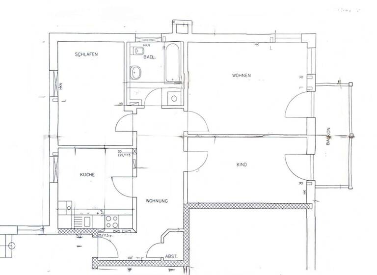 Wohnung zur Miete 980 € 3 Zimmer 85 m² 1. Geschoss Türkheim 86842