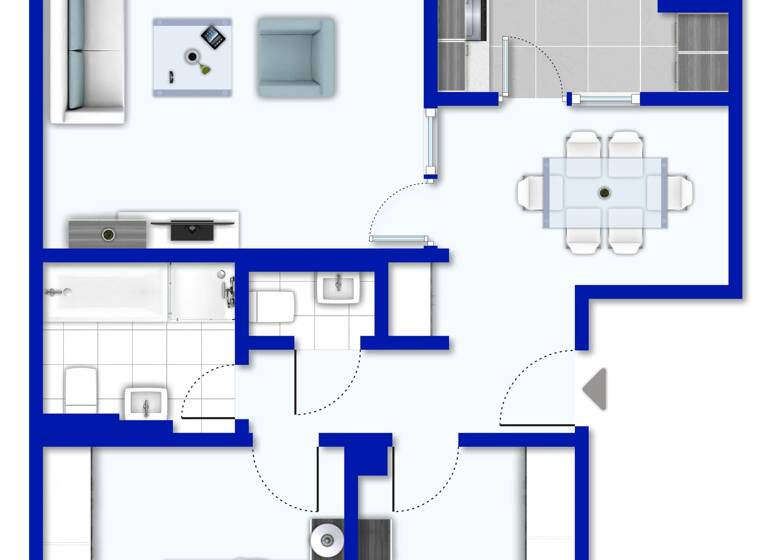 Wohnung zum Kauf 179.500 € 3,5 Zimmer 88 m²<br/>Wohnfläche 1.<br/>Geschoss Habinghorst Castrop-Rauxel 44579