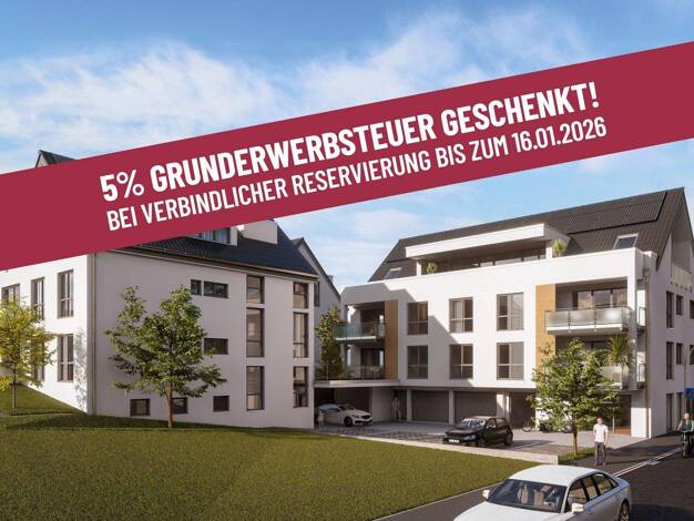 Wohnung zum Kauf - Neubau provisionsfrei 745.000 € 4 Zimmer 116,7 m² Tübinger Str. 56 Holzgerlingen 71088