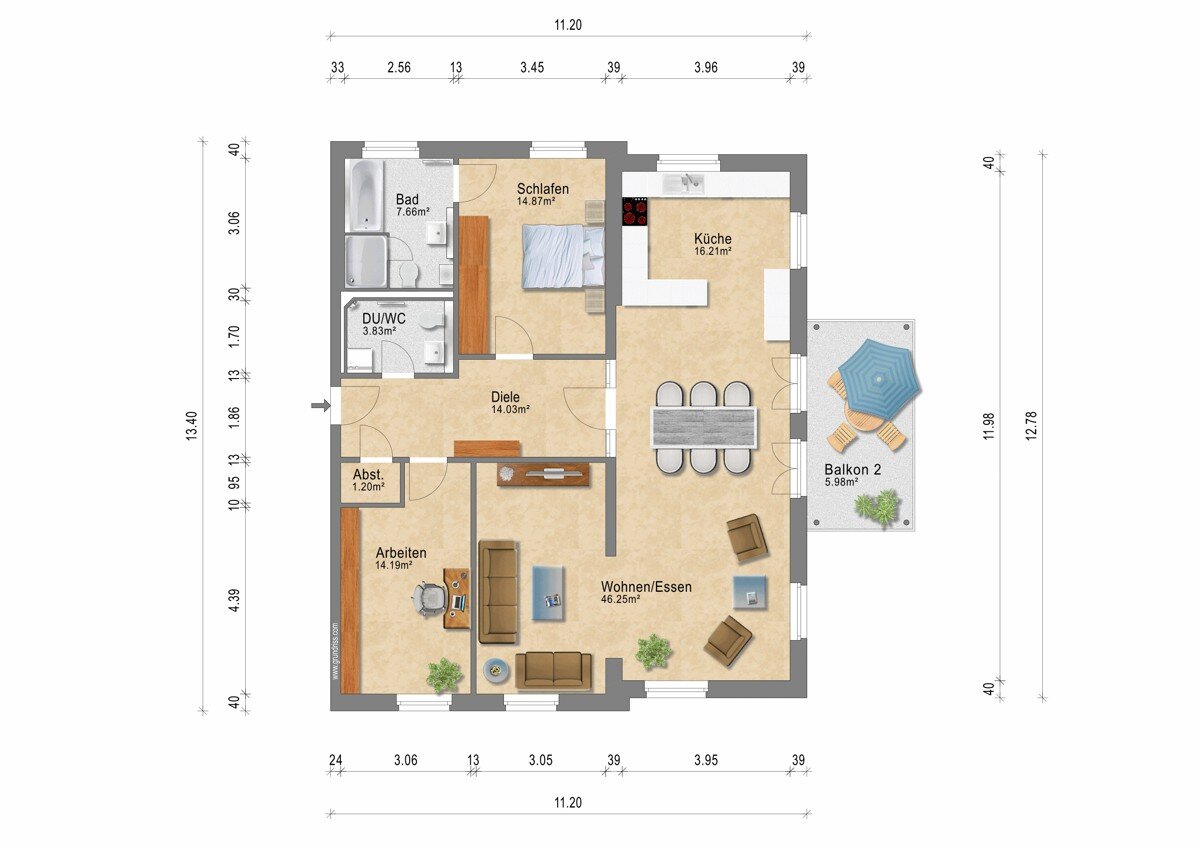 Wohnung zur Miete 1.976 € 4 Zimmer 124,7 m²<br/>Wohnfläche 2.<br/>Geschoss 01.03.2025<br/>Verfügbarkeit Burgfeldstraße 11 Mulang Kassel 34131