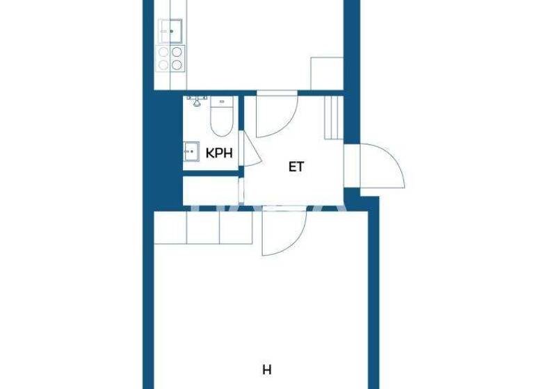 Studio zum Kauf 39.500 € 1 Zimmer 36,5 m² 1. Geschoss Kalkun viertotie 5 Tampere 33330