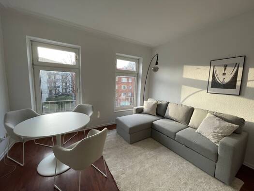 Wohnung zur Miete 1.200 € 2 Zimmer 50 m² Geschoss 2/4 frei ab sofort Barmbek-Süd Hamburg 22085