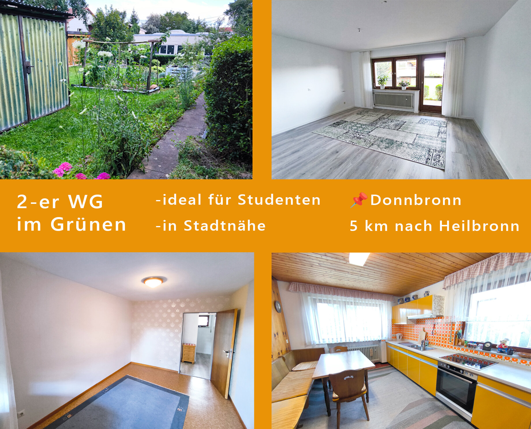 WG-Zimmer zur Miete 380 € 18 m²<br/>Wohnfläche 1.<br/>Geschoss ab sofort<br/>Verfügbarkeit Hirtenstraße 8 Donnbronn Untergruppenbach 74199