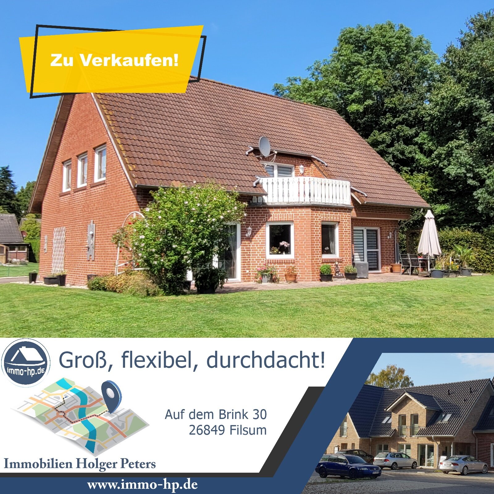 Mehrfamilienhaus zum Kauf 295.000 € 5 Zimmer 185 m²<br/>Wohnfläche 1.187 m²<br/>Grundstück ab sofort<br/>Verfügbarkeit Auf dem Brink 30 Filsum Filsum 26849