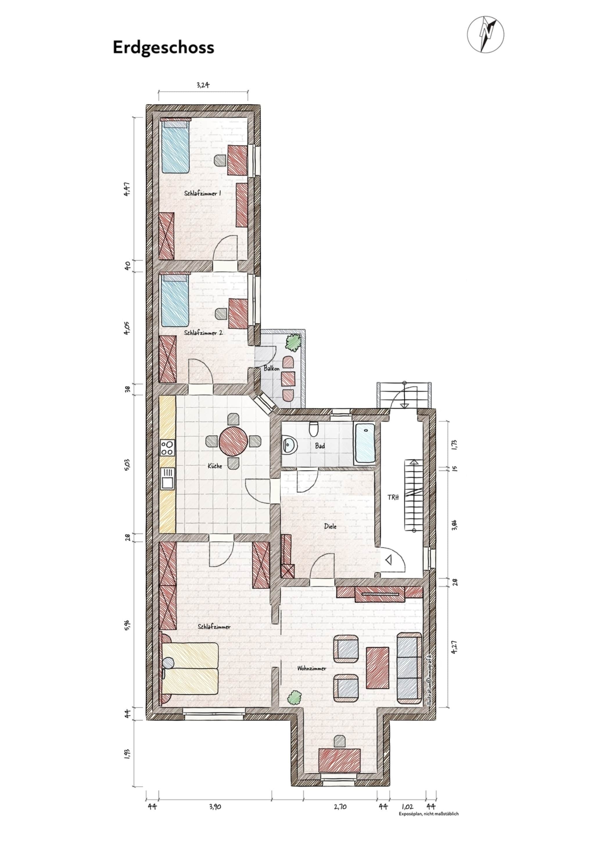 Doppelhaushälfte zum Kauf 360.000 € 7 Zimmer 237 m²<br/>Wohnfläche 763 m²<br/>Grundstück Ziebigk 90 Dessau-Roßlau 06846