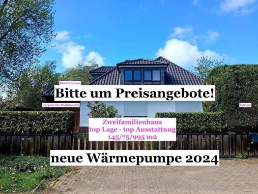 Einfamilienhaus zum Kauf 949.000 € 8 Zimmer 210 m² 995 m² Grundstück frei ab sofort Niendorf Hamburg 22453