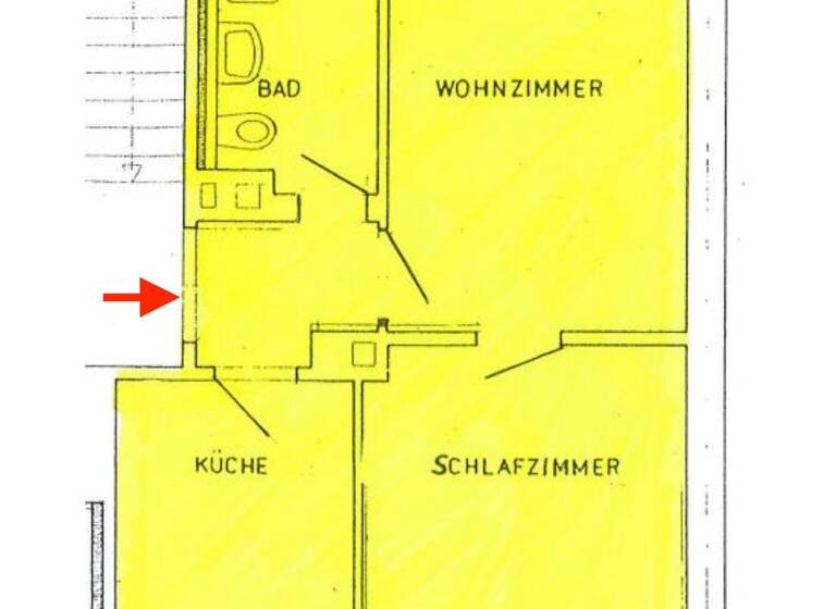Wohnung zur Miete 250 € 2 Zimmer 50 m² 2. Geschoss Nauwerckstr. 10 Schönau Chemnitz 09116