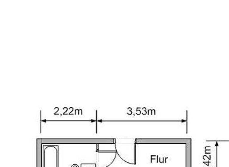 Studio zur Miete 198 € 1 Zimmer 32,5 m² Ernst-Schneller-Siedlung 6 Lichtenstein Lichtenstein (Sachsen) 09350