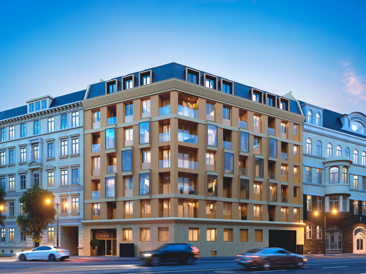 Wohnung zur Miete - Erstbezug 1.205 € 2 Zimmer 36 m² 1. Geschoss frei ab sofort Zentrum-Nordwest Leipzig 04105