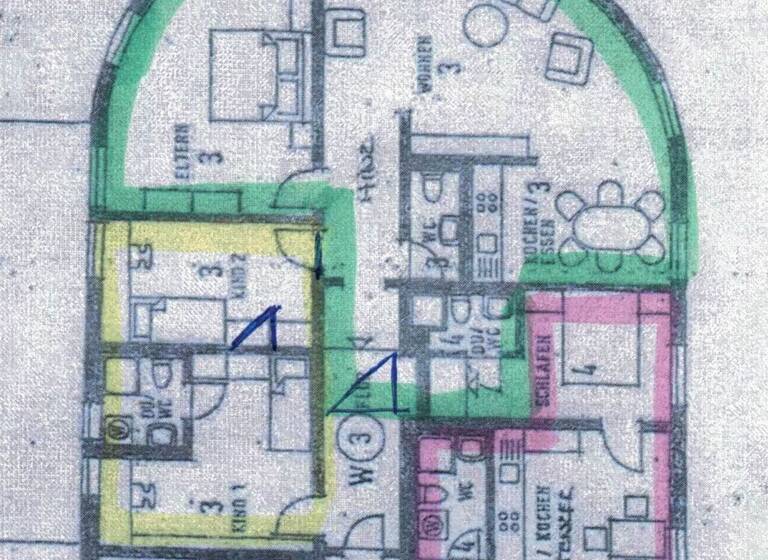 Wohnung zum Kauf provisionsfrei 345.000 € 5 Zimmer 157 m² 1. Geschoss Herrlingen 89134