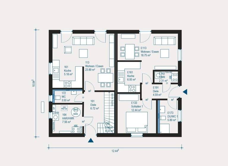Mehrfamilienhaus zum Kauf provisionsfrei 467.808 € 6 Zimmer 203,2 m² 1.700 m² Grundstück Veitsteinbach Kalbach 36184