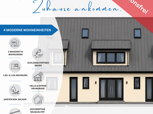 Maisonette zum Kauf - Erstbezug provisionsfrei 587.500 € 3,5 Zimmer 92 m² Geschoss 3/3 frei ab 01.10.2027 Albrecht-Dürer-Straße 30 Walldorf 69190