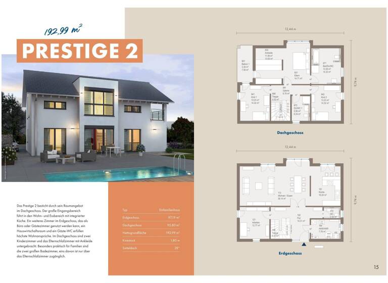 Einfamilienhaus zum Kauf 363.383 € 5 Zimmer 192,9 m² 800 m² Grundstück Neuhütten 54422