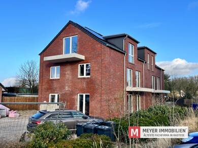 Wohnung zur Miete - Neubau 1.200 € 4 Zimmer 94,7 m² Dachgeschoss, 2. Geschoss frei ab 01.08.2025 Lehmden Rastede / Hahn 26180