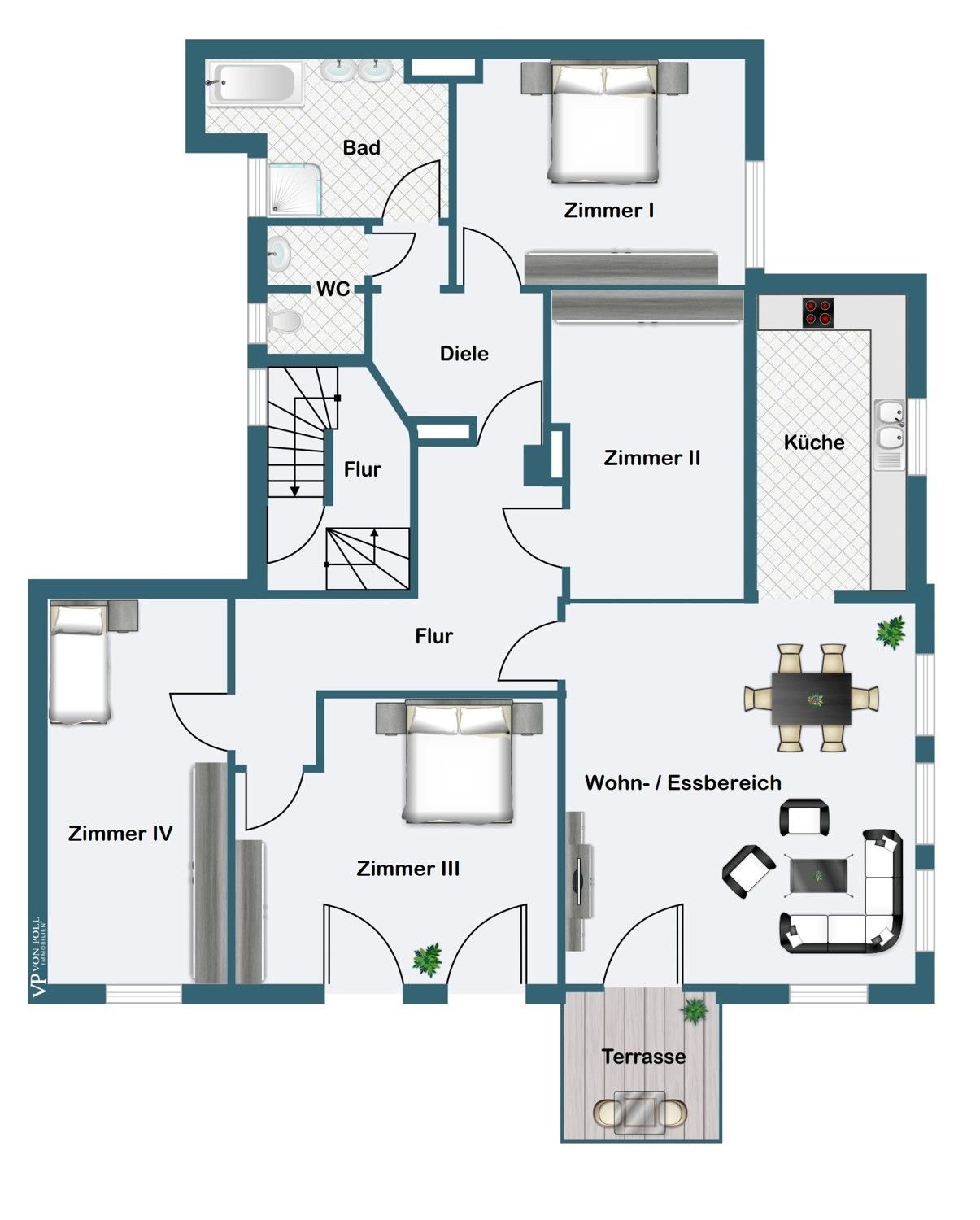 Mehrfamilienhaus zum Kauf 750.000 € 8 Zimmer 190 m²<br/>Wohnfläche 506 m²<br/>Grundstück 01.12.2024<br/>Verfügbarkeit Niederursel Frankfurt am Main 60439