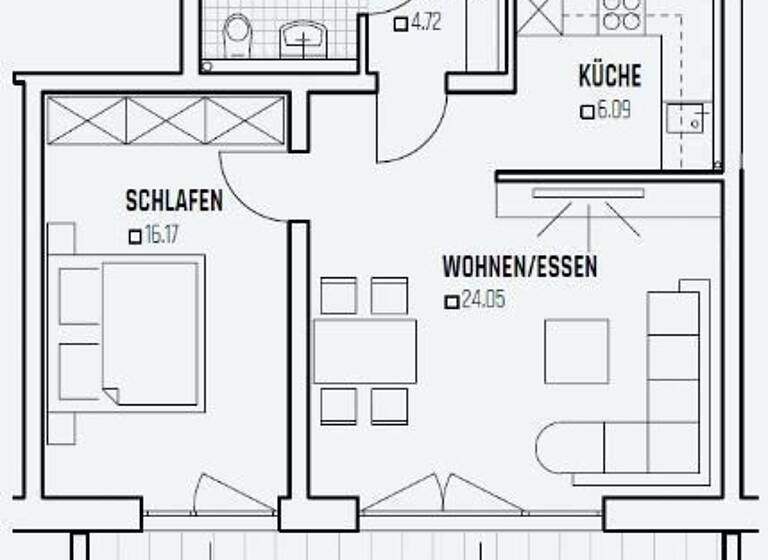 Wohnung zum Kauf - Erstbezug provisionsfrei 307.500 € 2 Zimmer 68,3 m² 1. Geschoss Vogelsangstraße 3 Plattling 94447