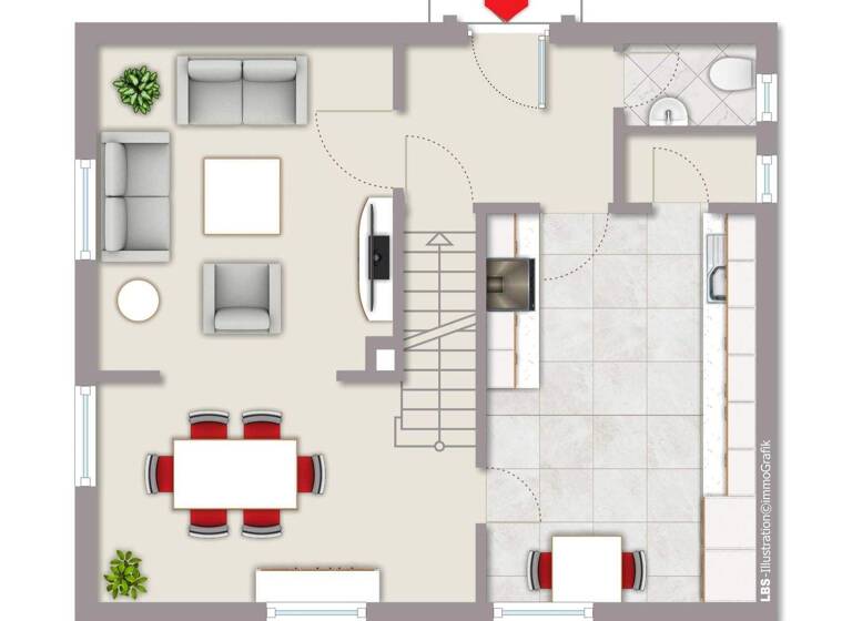 Einfamilienhaus zum Kauf 240.000 € 5 Zimmer 85 m² 892 m² Grundstück Voerde Ennepetal 58256