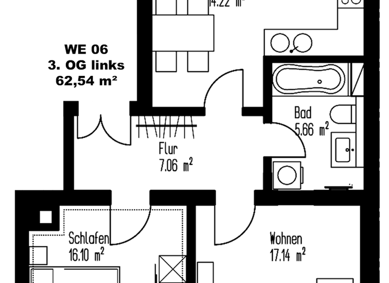 Wohnung zum Kauf als Kapitalanlage geeignet 175.000 € 2 Zimmer 62,5 m² Altranstädter Straße 28 Kleinzschocher Leipzig 04229
