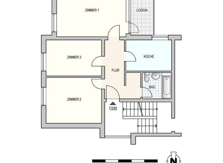 Wohnung zur Miete 640 € 3 Zimmer 71,2 m² frei ab sofort Uelzen 29525