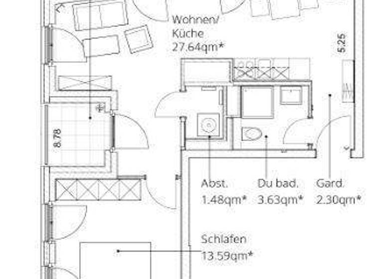 Wohnung zur Miete 749 € 2 Zimmer 50,1 m² 1. Geschoss frei ab 01.05.2026 Kramergasse 10 Innere Altstadt Dresden 01067
