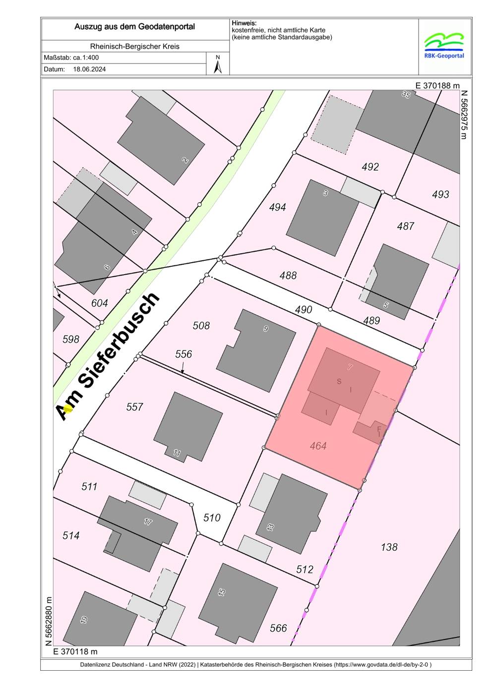 Einfamilienhaus zum Kauf 469.000 € 4 Zimmer 136,5 m²<br/>Wohnfläche 414 m²<br/>Grundstück Hilgen Burscheid 51399