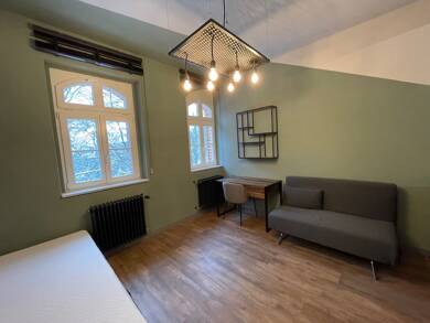 Wohnung zur Miete 530 € 1 Zimmer 26,3 m² Dachgeschoss, 2. Geschoss frei ab sofort Dr.-Herrmann-Straße 4 Heilstätten Beelitz 14547