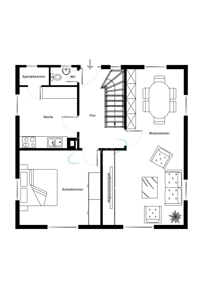 Einfamilienhaus zum Kauf 349.000 € 4 Zimmer 106,9 m²<br/>Wohnfläche 901 m²<br/>Grundstück Kreuzäcker Schwäbisch Hall 74523