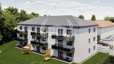 Wohnung zum Kauf - Neubau provisionsfrei 414.000 € 4 Zimmer 92,9 m² 2. Geschoss Köfering Köfering 93096