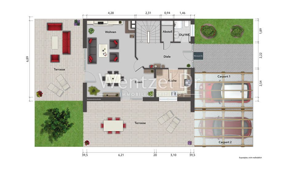 Doppelhaushälfte zum Kauf provisionsfrei 585.000 € 5 Zimmer 134 m²<br/>Wohnfläche 864 m²<br/>Grundstück Wohltorf 21521