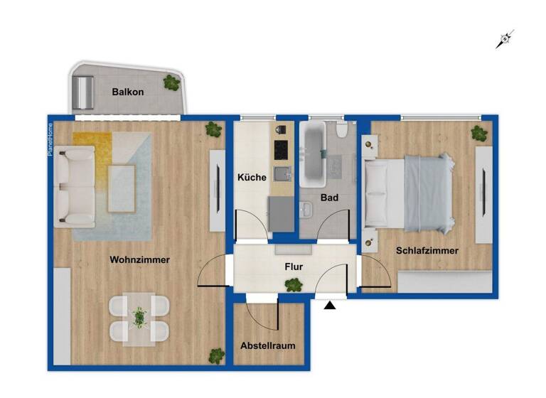 Wohnung zum Kauf 649.000 € 2 Zimmer 58 m² 2. Geschoss Schwabing-West München 80796