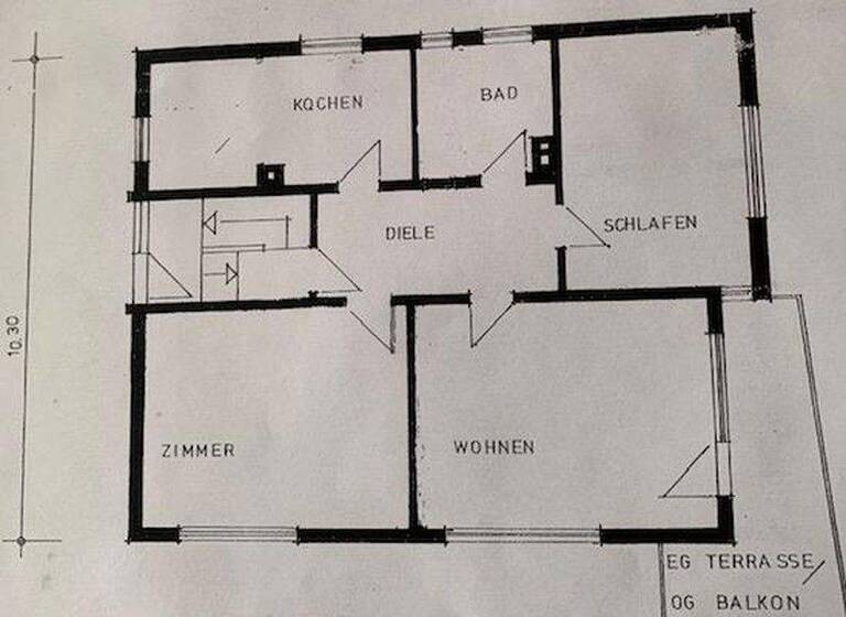 Wohnung zur Miete 1.240 € 3 Zimmer 100 m² EG frei ab 01.04.2026 Bruchsal 76646
