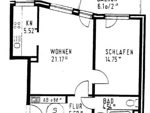 Wohnung zur Miete 598 € 2 Zimmer 55 m² frei ab 01.03.2026 Villacher Str. 7 Wo. 5 Lehe Bremen 28359
