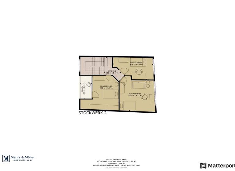 Penthouse zum Kauf 525.000 € 4 Zimmer 117,8 m² 4. Geschoss Aachen Aachen / Burtscheid 52066