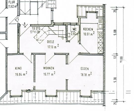 Wohnung zur Miete 1.000 € 5 Zimmer 149 m²<br/>Wohnfläche ab sofort<br/>Verfügbarkeit Friedrich-Ebert-Anlage Voraltstadt Heidelberg 69117