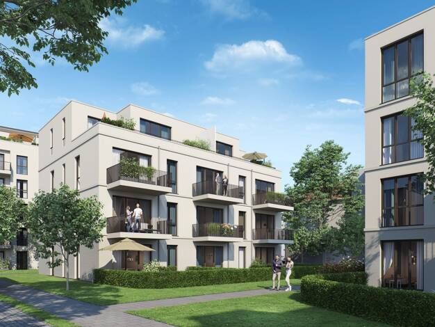 Wohnung zum Kauf - Erstbezug 409.900 € 3 Zimmer 68,2 m² 4. Geschoss Gustav-Adolf-Straße 10 Offenbach am Main Offenbach am Main 63069