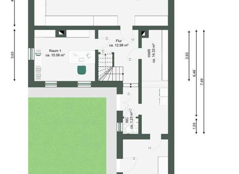 Doppelhaushälfte zum Kauf 6 Zimmer 161,4 m² 640 m² Grundstück Regis-Breitingen 04565