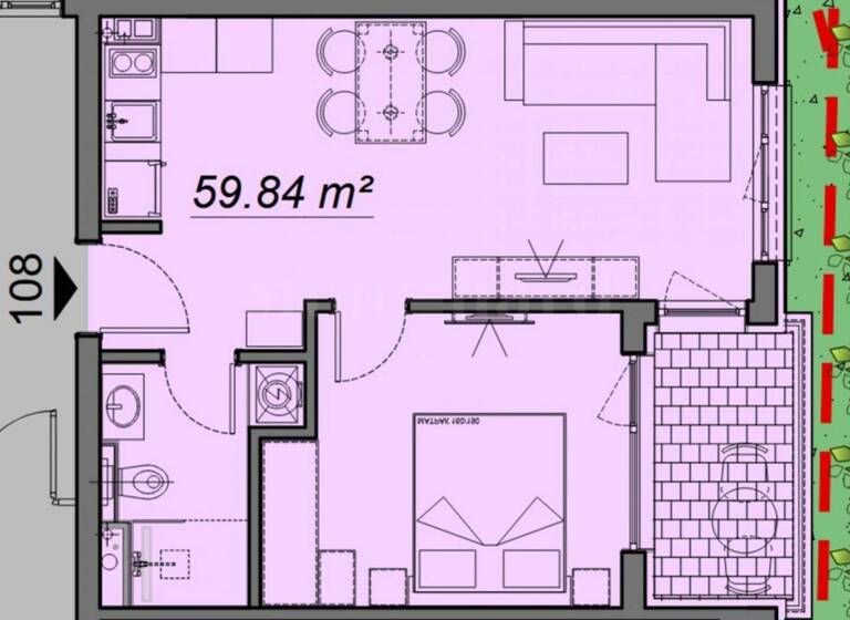 Studio zum Kauf 84.900 € 2 Zimmer 59,8 m² Sunny Beach