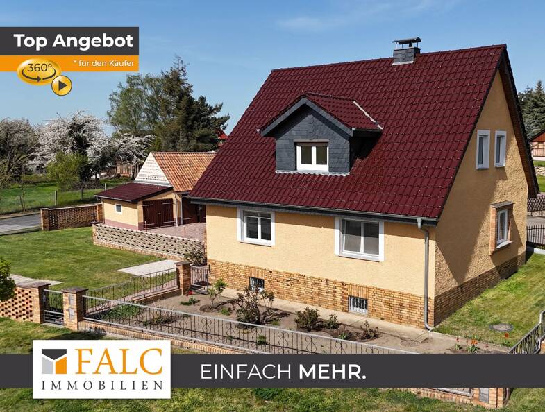 Einfamilienhaus zum Kauf provisionsfrei 449.000 € 5 Zimmer 157 m² 808 m² Grundstück Groß Leuthen Märkische Heide 15913