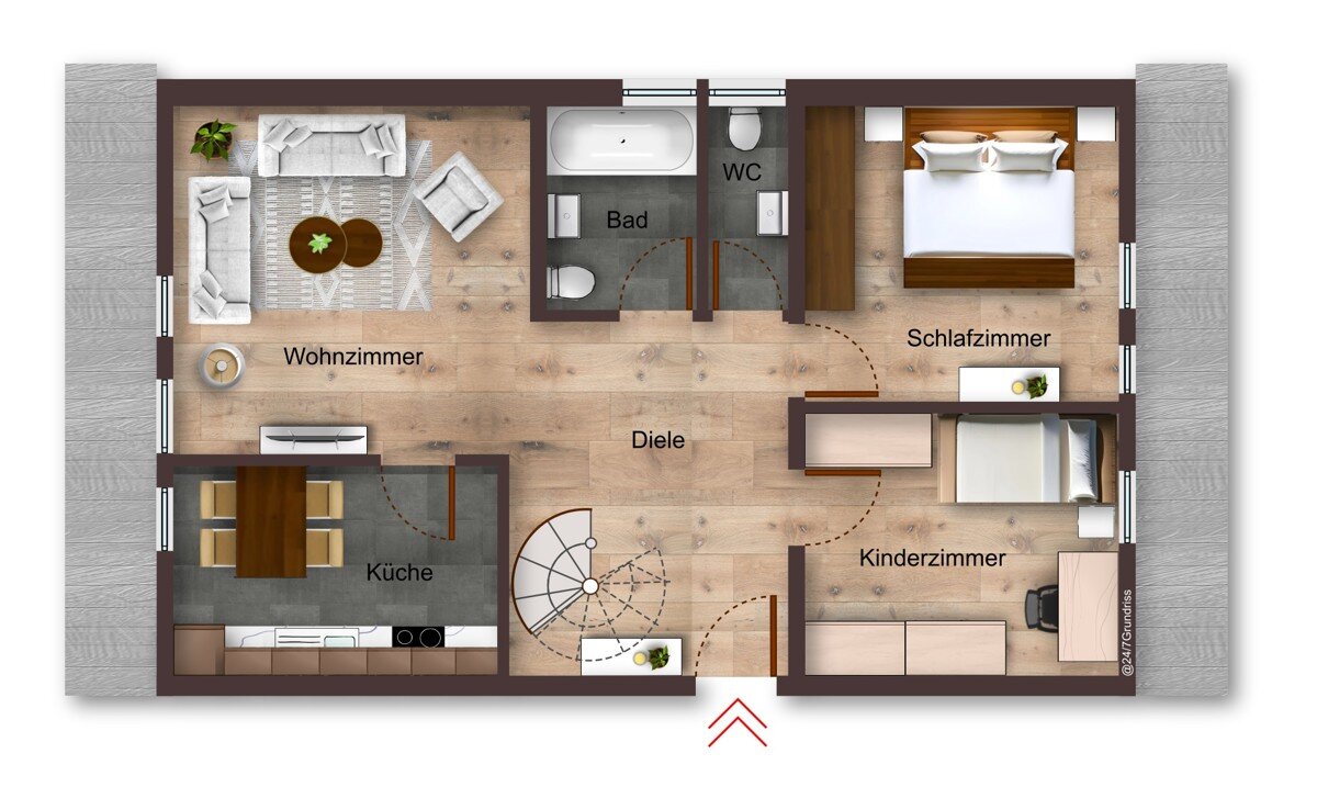 Maisonette zum Kauf 320.000 € 3 Zimmer 83 m²<br/>Wohnfläche Sulzgries Esslingen am Neckar 73733