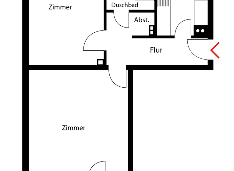 Wohnung zum Kauf 249.000 € 2 Zimmer 62 m² 2. Geschoss Reinickendorf Berlin 13403