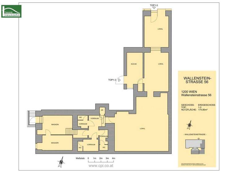 Halle/Industriefläche zum Kauf 429.001 € 174 m² Lagerfläche Wallensteinstraße 56 Wien 1200