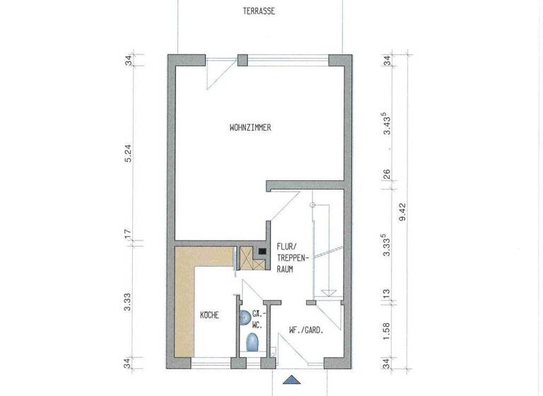 Reihenmittelhaus zum Kauf 265.000 € 4 Zimmer 85,5 m² 155 m² Grundstück Schenefeld 22869