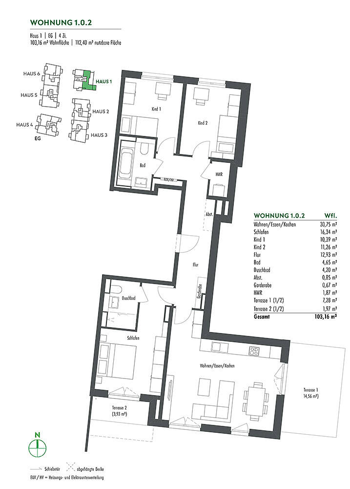 Wohnung zum Kauf provisionsfrei 929.000 € 4 Zimmer 103,2 m²<br/>Wohnfläche Lilli-Kurowski-Straße 1 Feldmoching-Hasenbergl München 80995