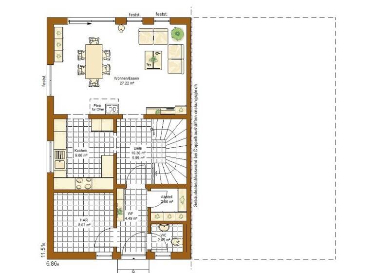 Doppelhaushälfte zum Kauf 803.400 € 5 Zimmer 174 m² 413 m² Grundstück Reichertshausen 85293