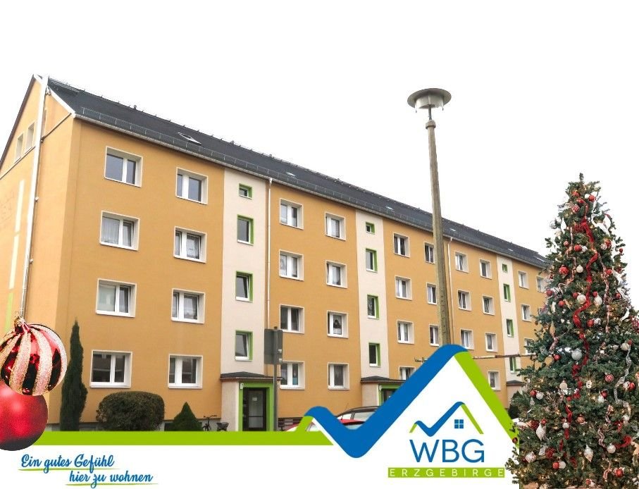 Wohnung zur Miete 341 € 3 Zimmer 58,7 m²<br/>Wohnfläche EG<br/>Geschoss ab sofort<br/>Verfügbarkeit Hauptstraße 56 c Gornsdorf 09390