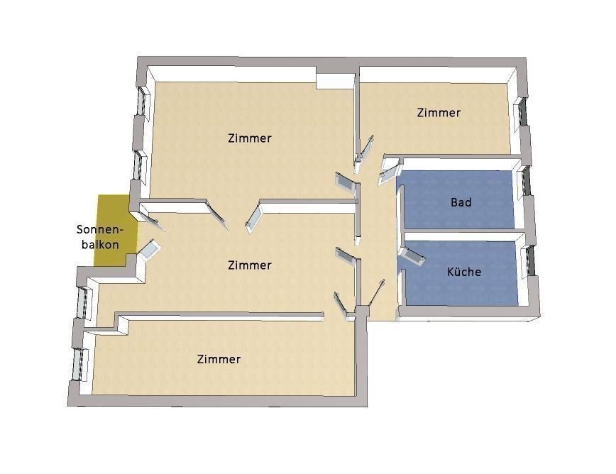 Wohnung zum Kauf 520.000 € 4 Zimmer 94 m²<br/>Wohnfläche ab sofort<br/>Verfügbarkeit Lichtenberg Berlin 10365